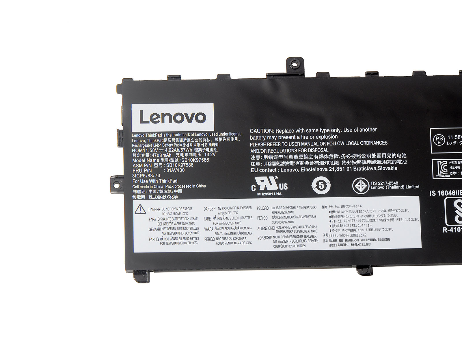 Lenovo-01AV430-11.58V-4.92Ah-Battery